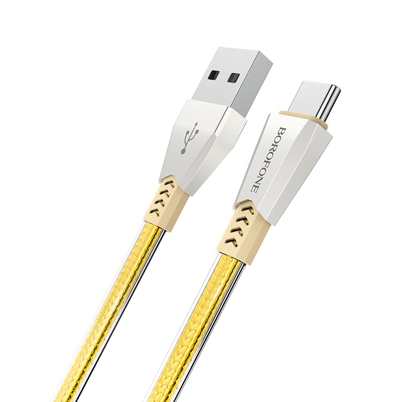 borofone bu2 zincjet type c usb charging data cable logo