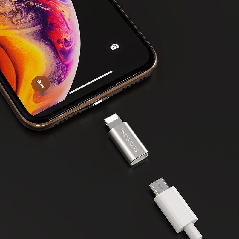 Adapter Micro-USB to Lightning BOROFONE BV5