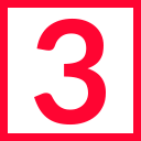 digit 3 frame