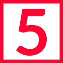 digit 5 frame