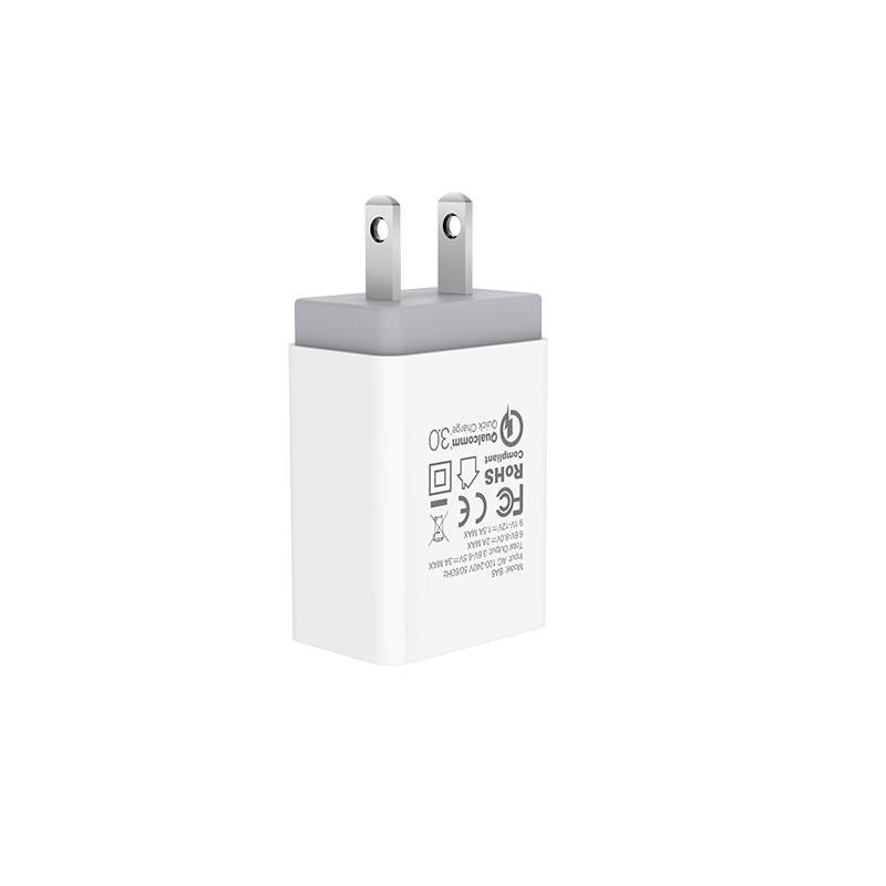 borofone ba5 fastplug qc30 single usb port charger us pins