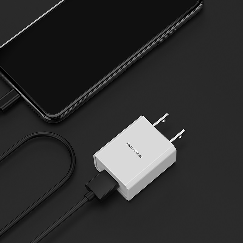 borofone ba6 powerplug single usb port charger us overview