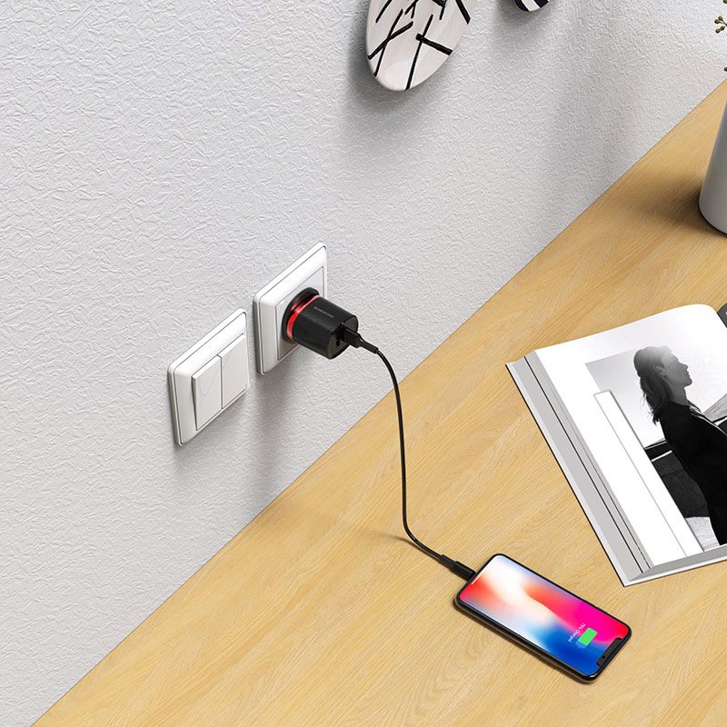 Wall charger BA7B FlashPlug UK set with cable