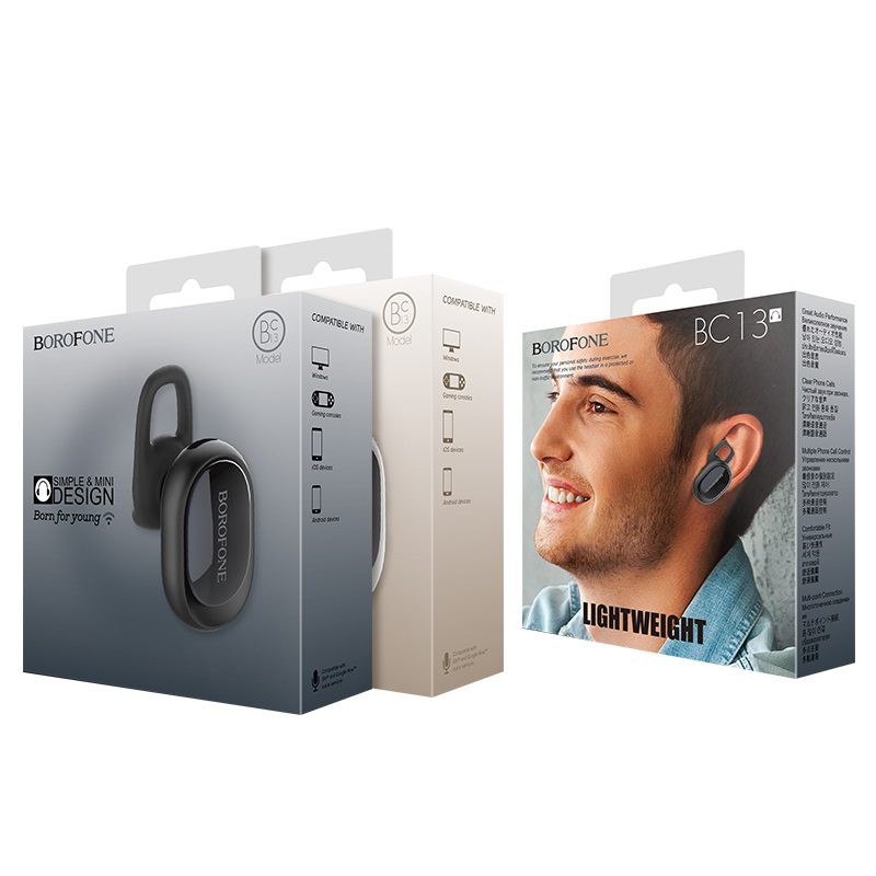 Wireless headset BC13 FreeTalk - BOROFONE - Fashionable Mobile Accessories