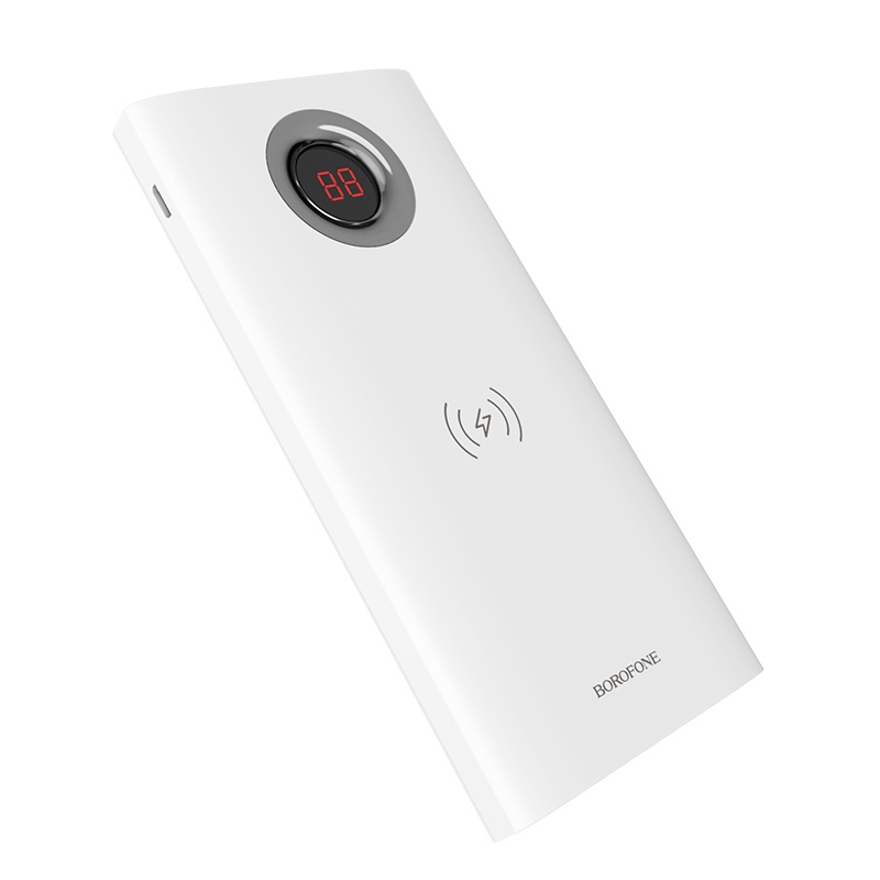 borofone bt16 airpower wireless charging power bank 10000mah front