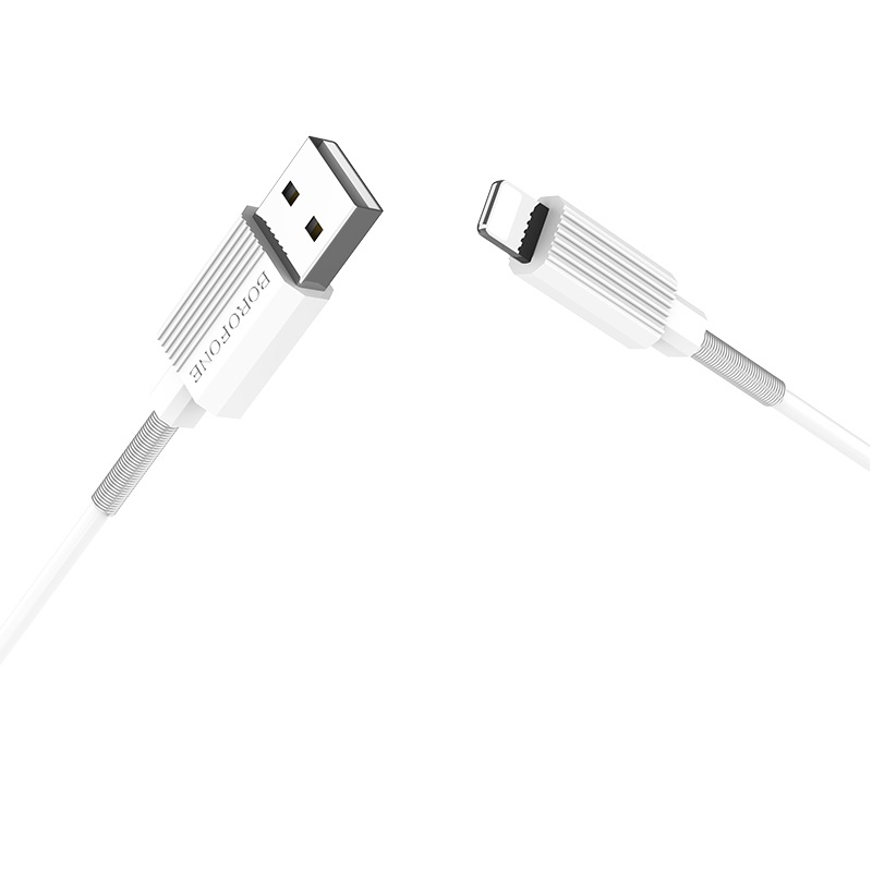 borofone bx11 ujet lightning usb charging data cable braid