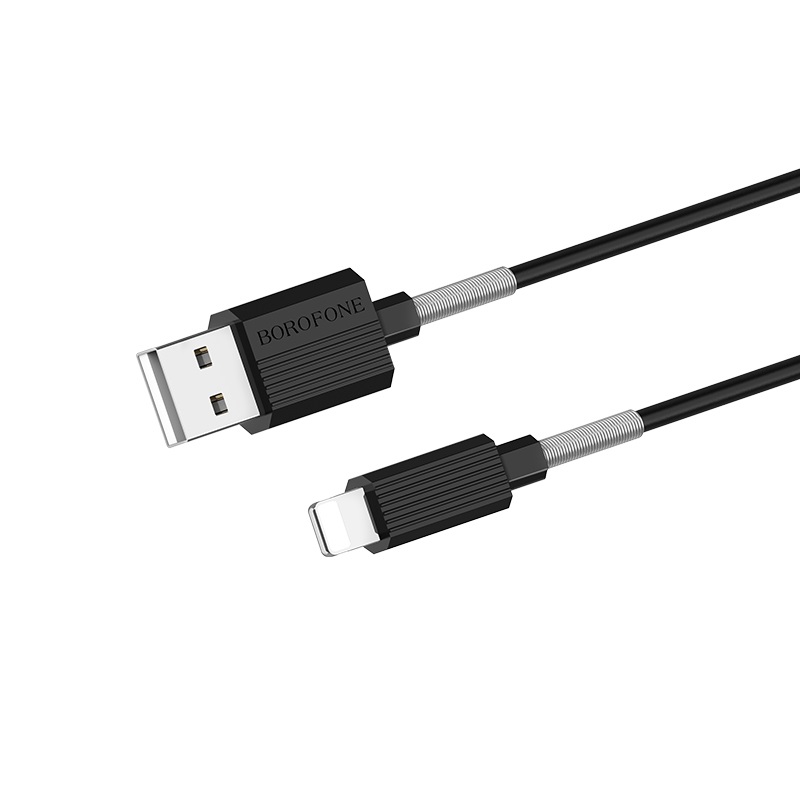 borofone bx11 ujet lightning usb charging data cable connectors