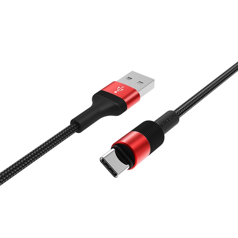 borofone bx2 powersync type c usb charging data cable connectors