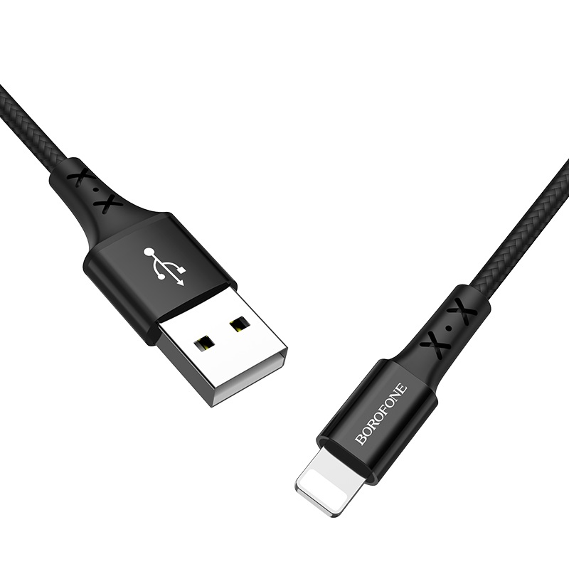 borofone bx20 enjoy lightning usb charging data cable connectors
