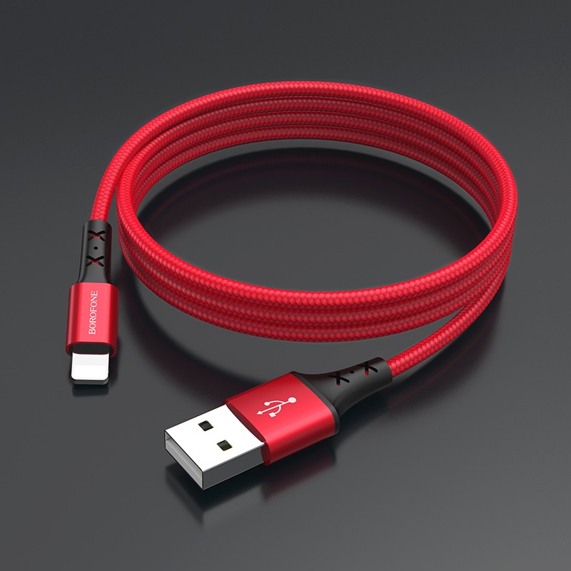 borofone bx20 enjoy lightning usb charging data cable overview