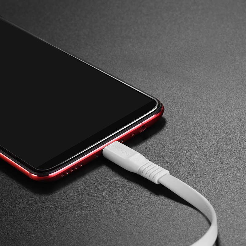 borofone bx5 flashsync type c usb charging data cable charger