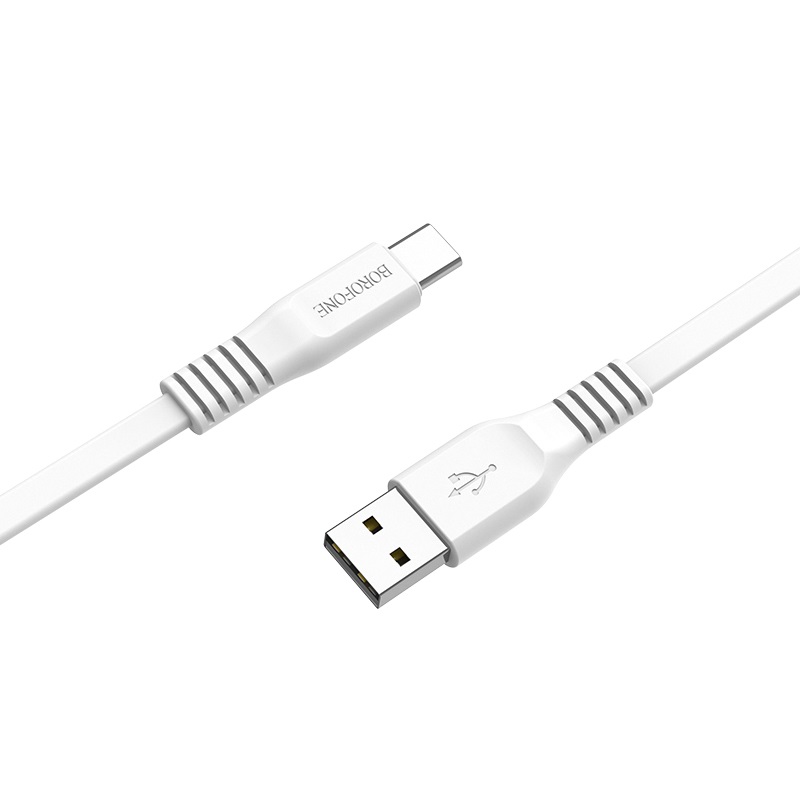 borofone bx5 flashsync type c usb charging data cable connectors