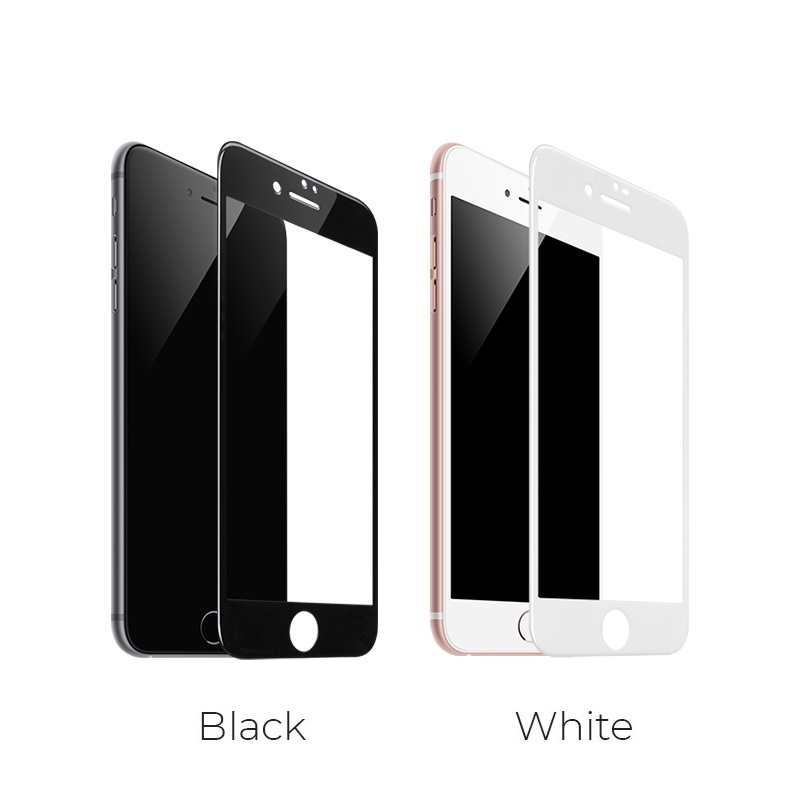 borofone bf2 freetouch 2.5d tempered glass screen protector for iphone 7 8 colors