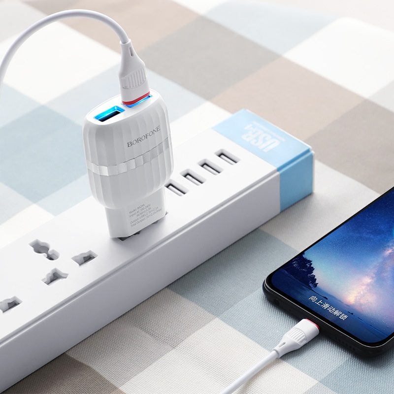 Wall charger BA24A Vigour EU set with cable