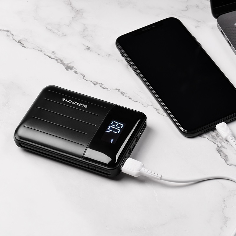 borofone bt21 universal energy mobile power bank 10000mah charging