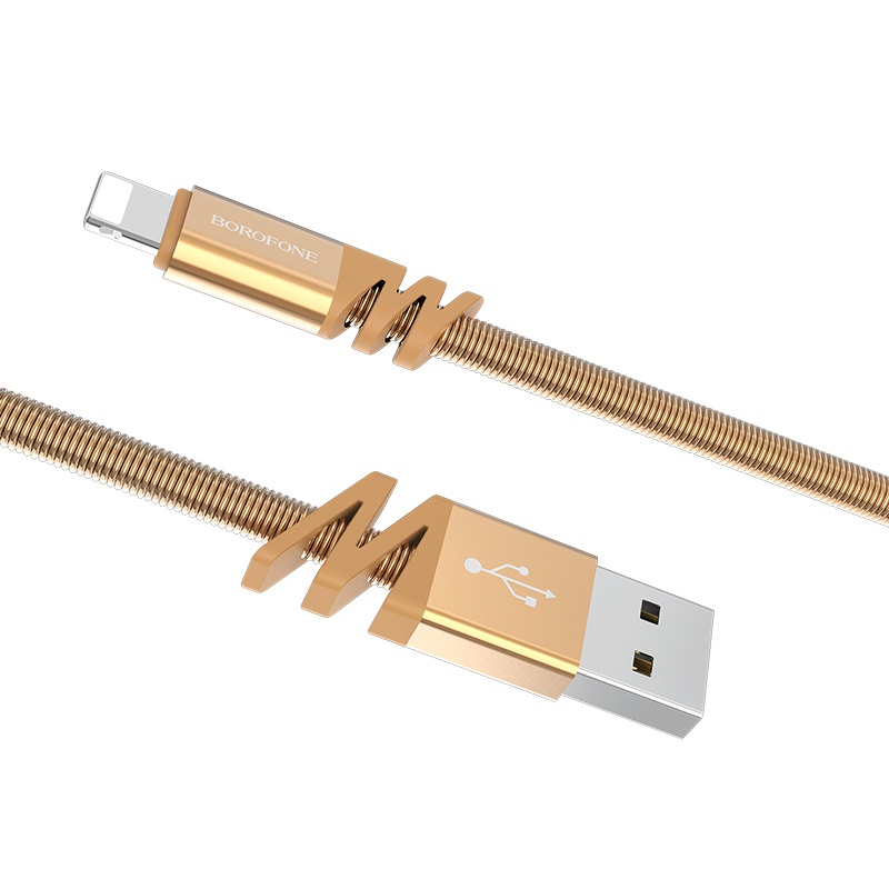 borofone bx27 dainty charging data cable for lightning connector