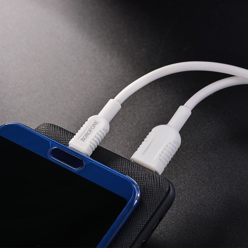 borofone bx33 5a billow flash charging data cable type c interior