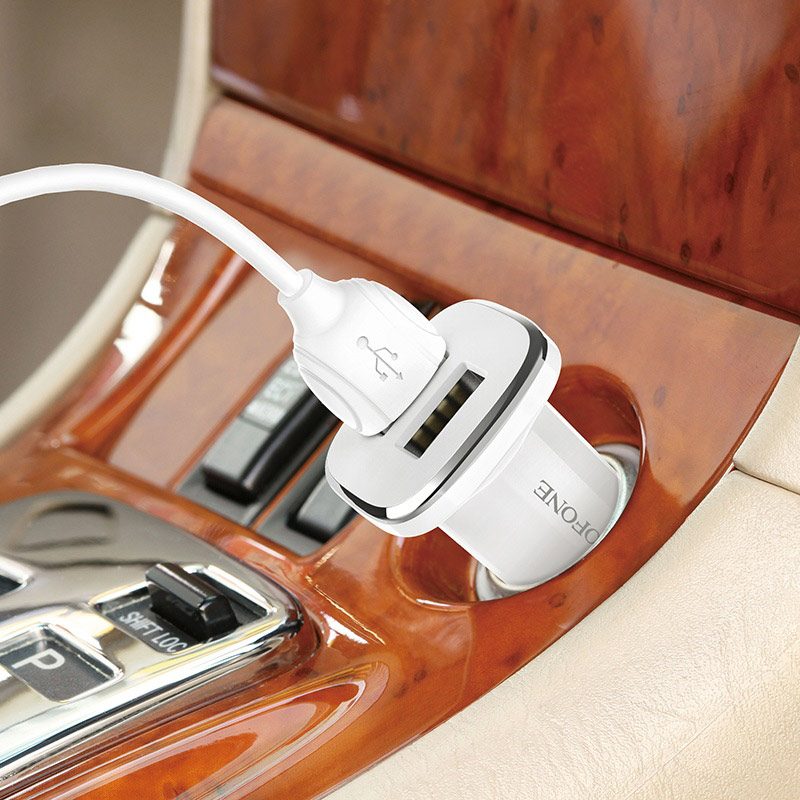 In-car charger BZ12 Lasting power set with cable