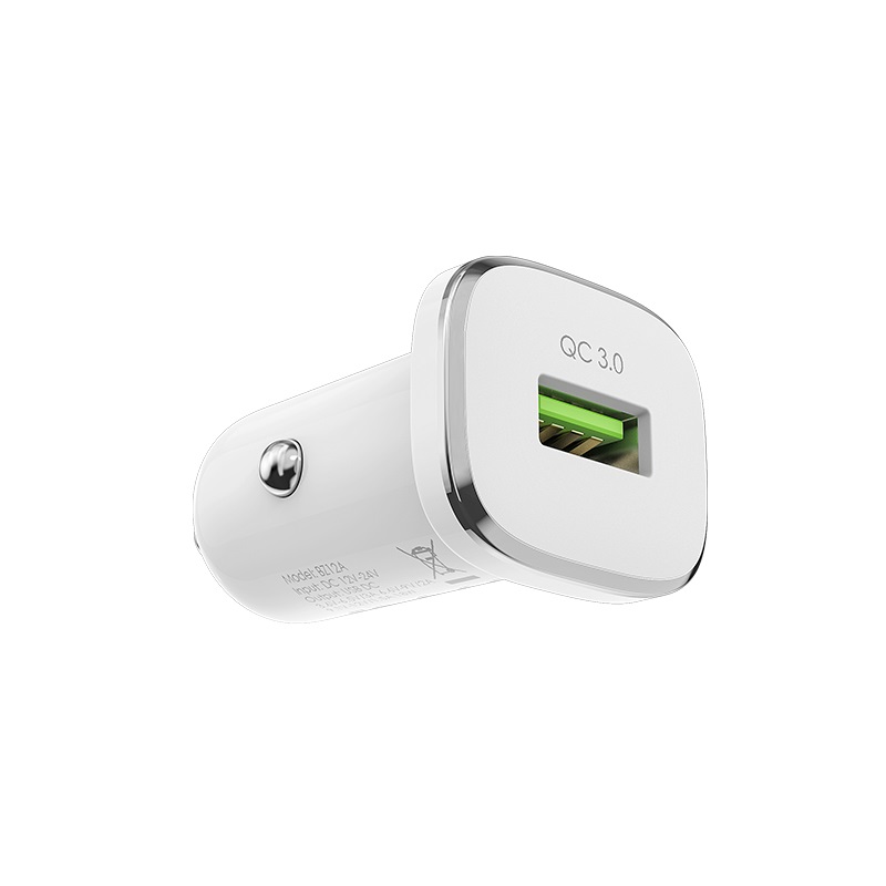 borofone bz12a lasting power qc30 single port in car charger port
