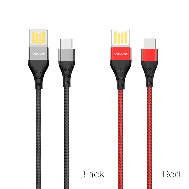 borofone bu11 tasteful charging data cable type c colors