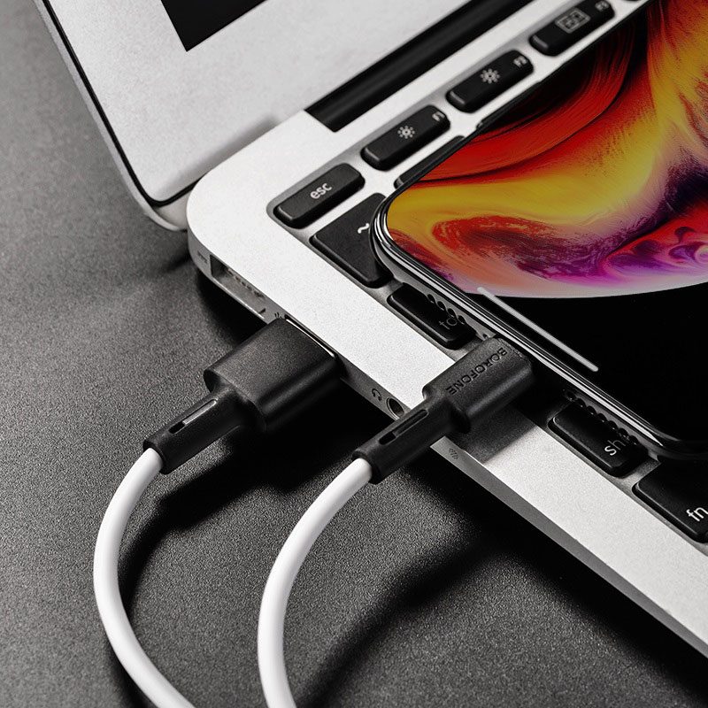 Cable USB to Lightning BX31 Soft silicone