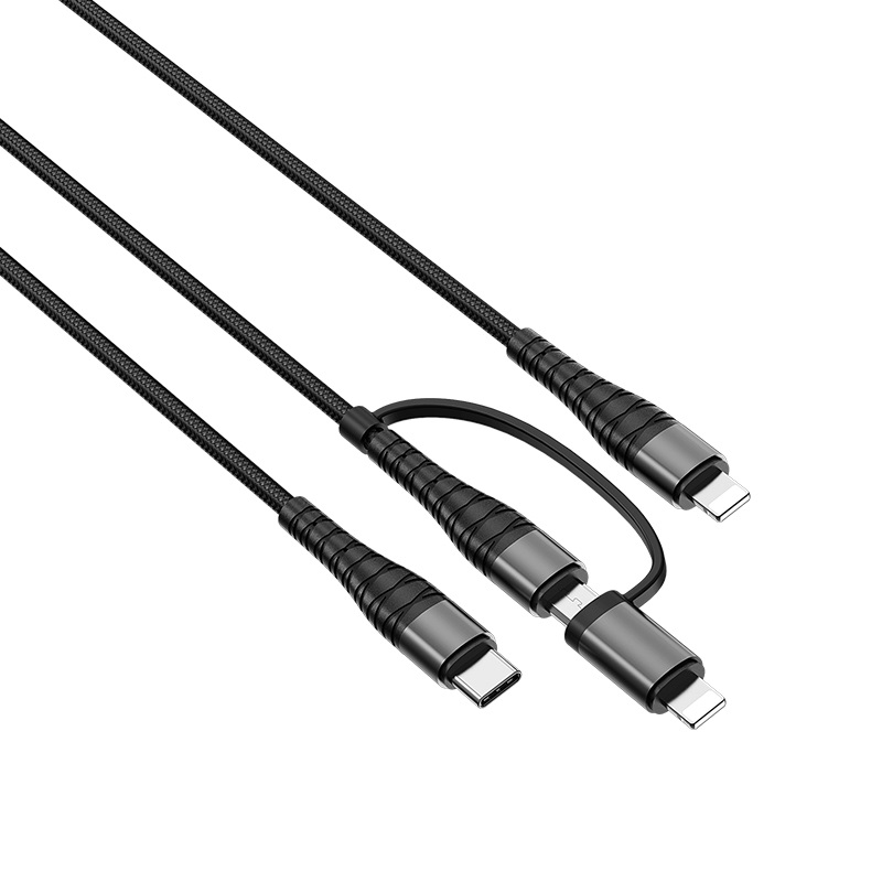 borofone bx32 munificent 4in1 charging cable connector