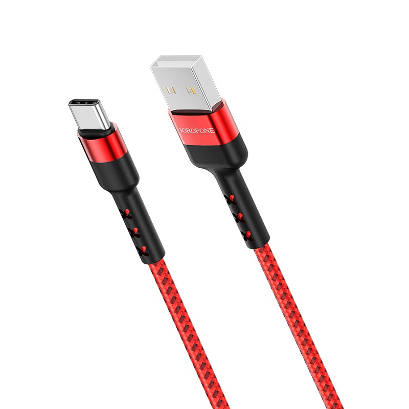 borofone bx34 advantage charging data cable for type c durable