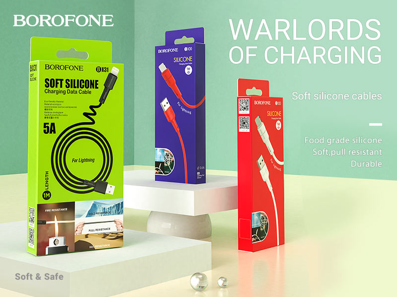BOROFONE Silicone cables collection