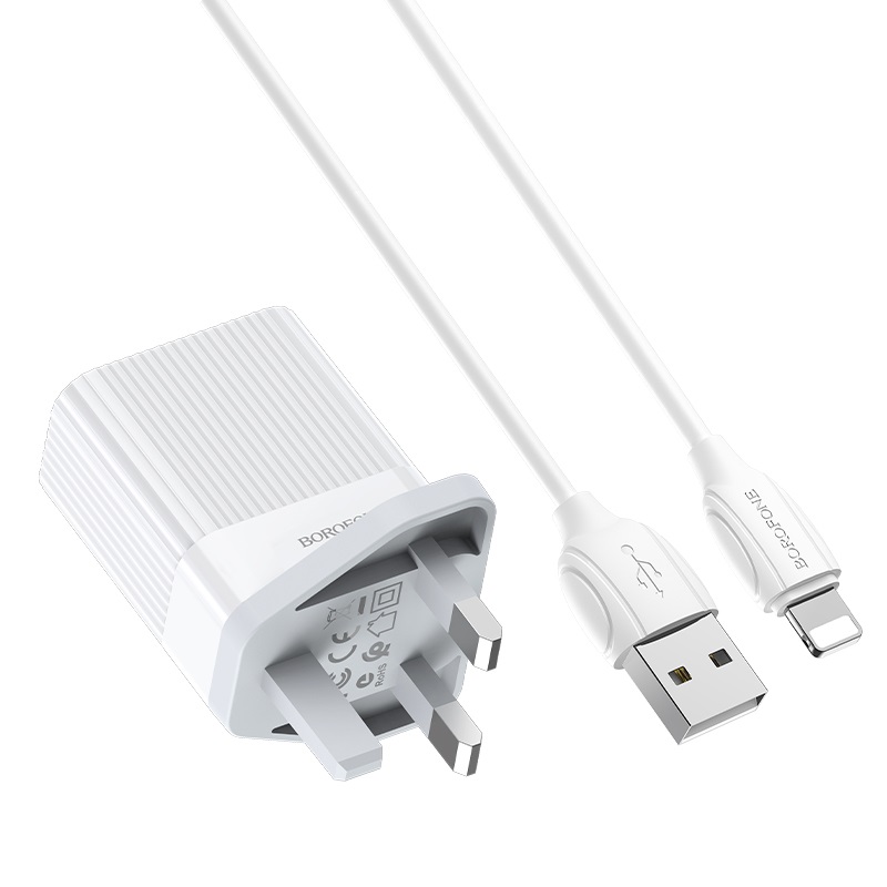 Wall charger BA39B Speedway QC3.0 UK set with cable