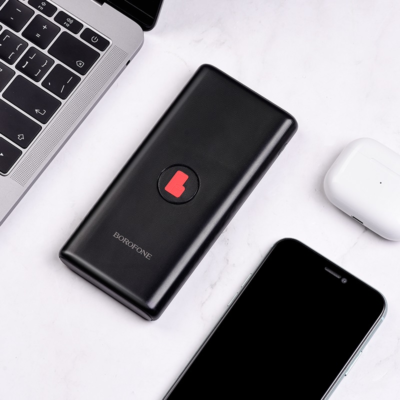 borofone bt31 winner wireless charging mobile power bank 10000mah interior