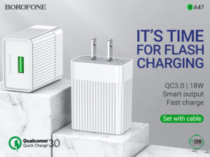 Read more about the article BOROFONE BA47 Mighty speed wall charger