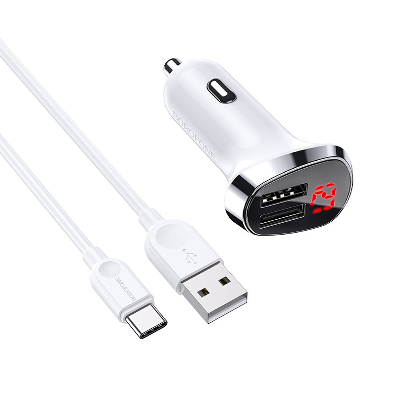 In-car charger BZ15 Auspicious set with cable