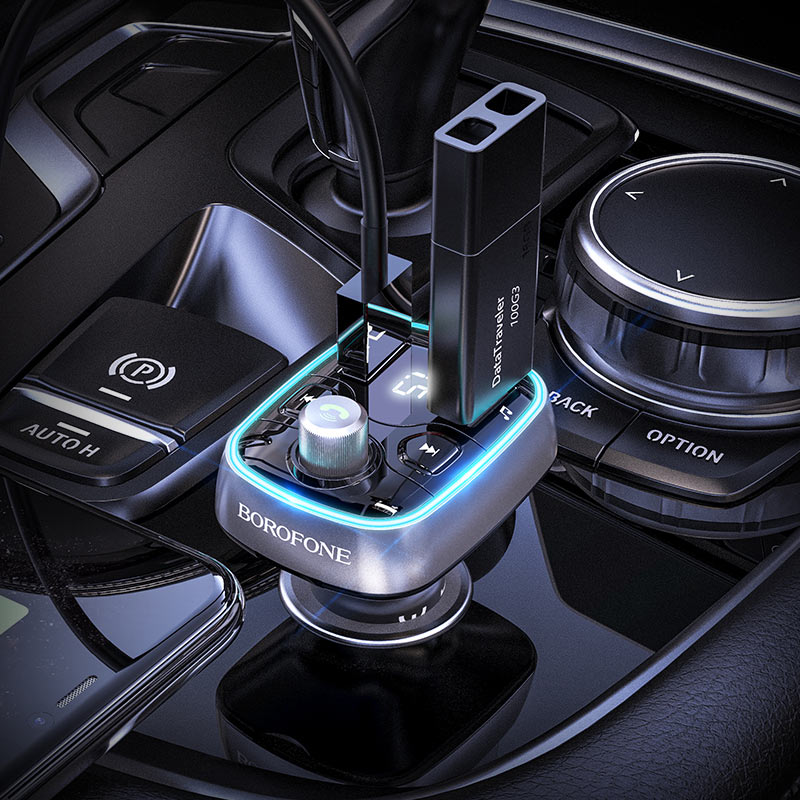 In-car charger & FM transmitter BC32 Sunlight