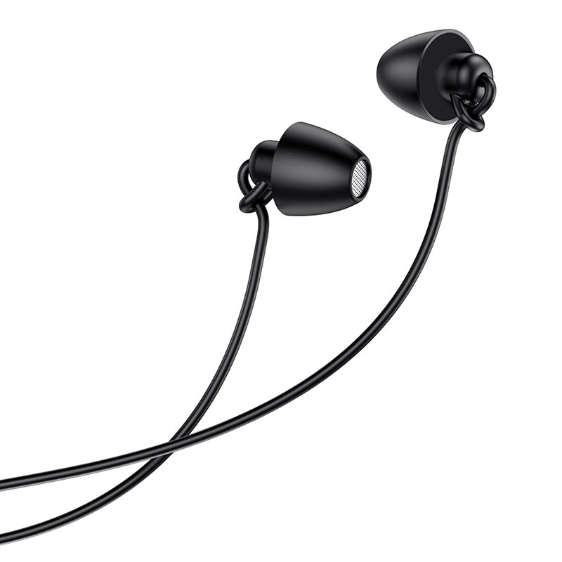 borofone bm58 peaceful universal sleeping earphone with mic black