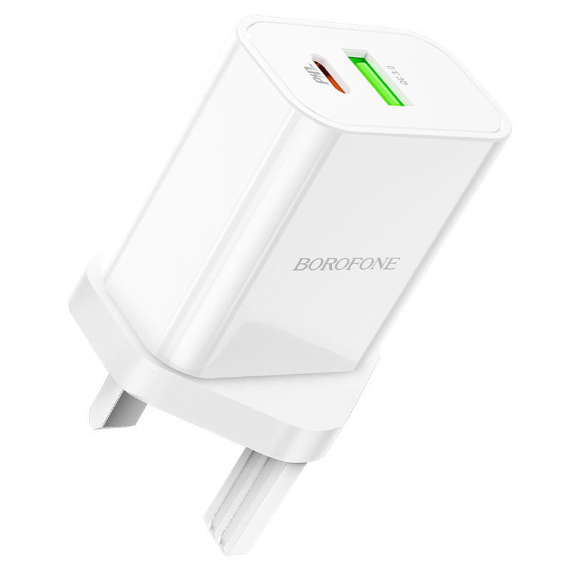 borofone ba55b crown speed зарядное устройство pd20w qc3 uk порты