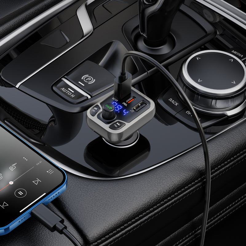 In-car charger & FM transmitter BC38 Flash Energy