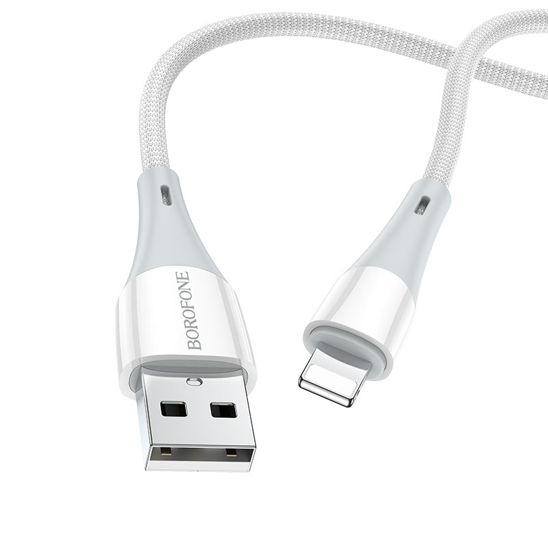 borofone bx60 superior charging data cable usb to ltn flexible