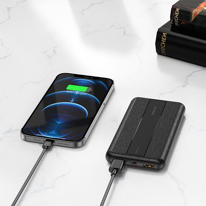 borofone bj13 sage power bank 10000mah interior black
