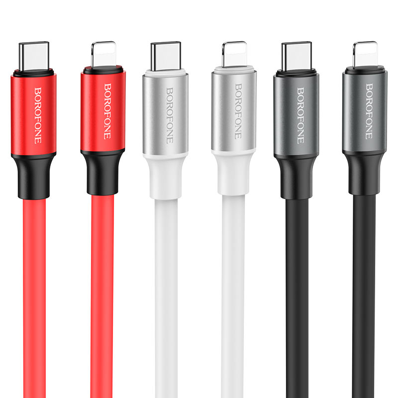 borofone bx82 bountiful pd charging data cable usbс ltn colors