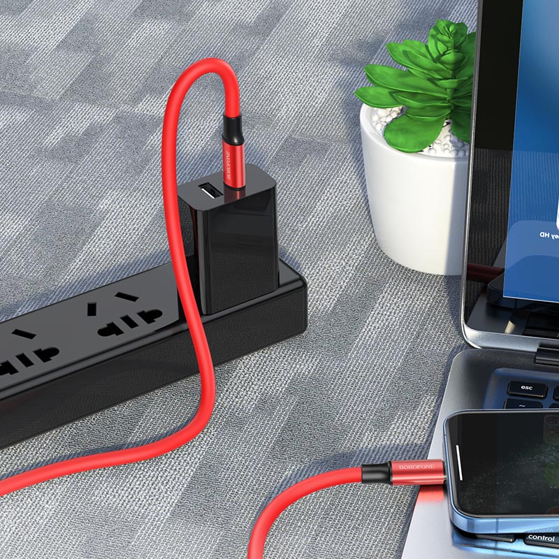 borofone bx82 bountiful pd charging data cable usbс ltn interior