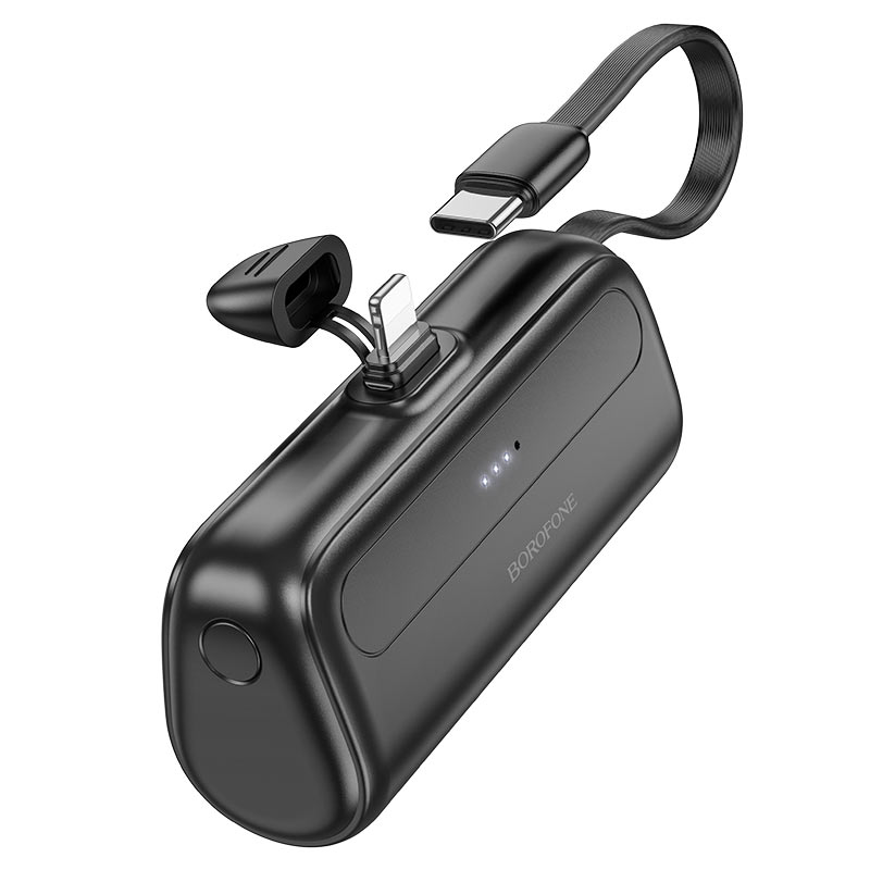 borofone bj41 pocket power bank with cable 5000mah output