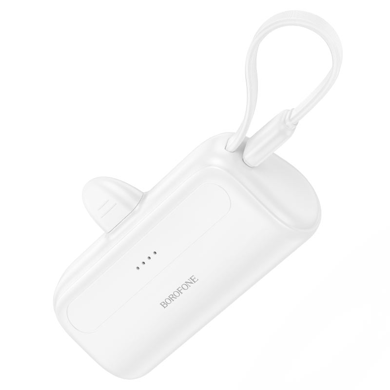 borofone bj41 pocket power bank with cable 5000mah plug
